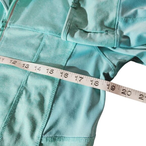 BKE Sport Womens Sz L Activewear Light Jacket Long Sleeve Full Zip Pockets Blue - Picture 11 of 11